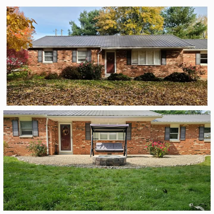 Recent outdoor cleanup work by No Limit Lawn Care LLC