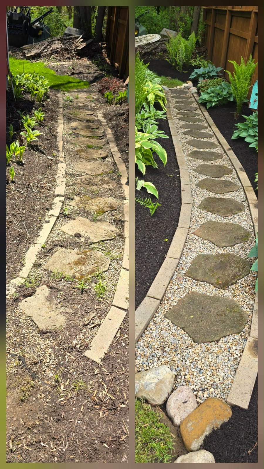 Recent outdoor cleanup work by No Limit Lawn Care LLC