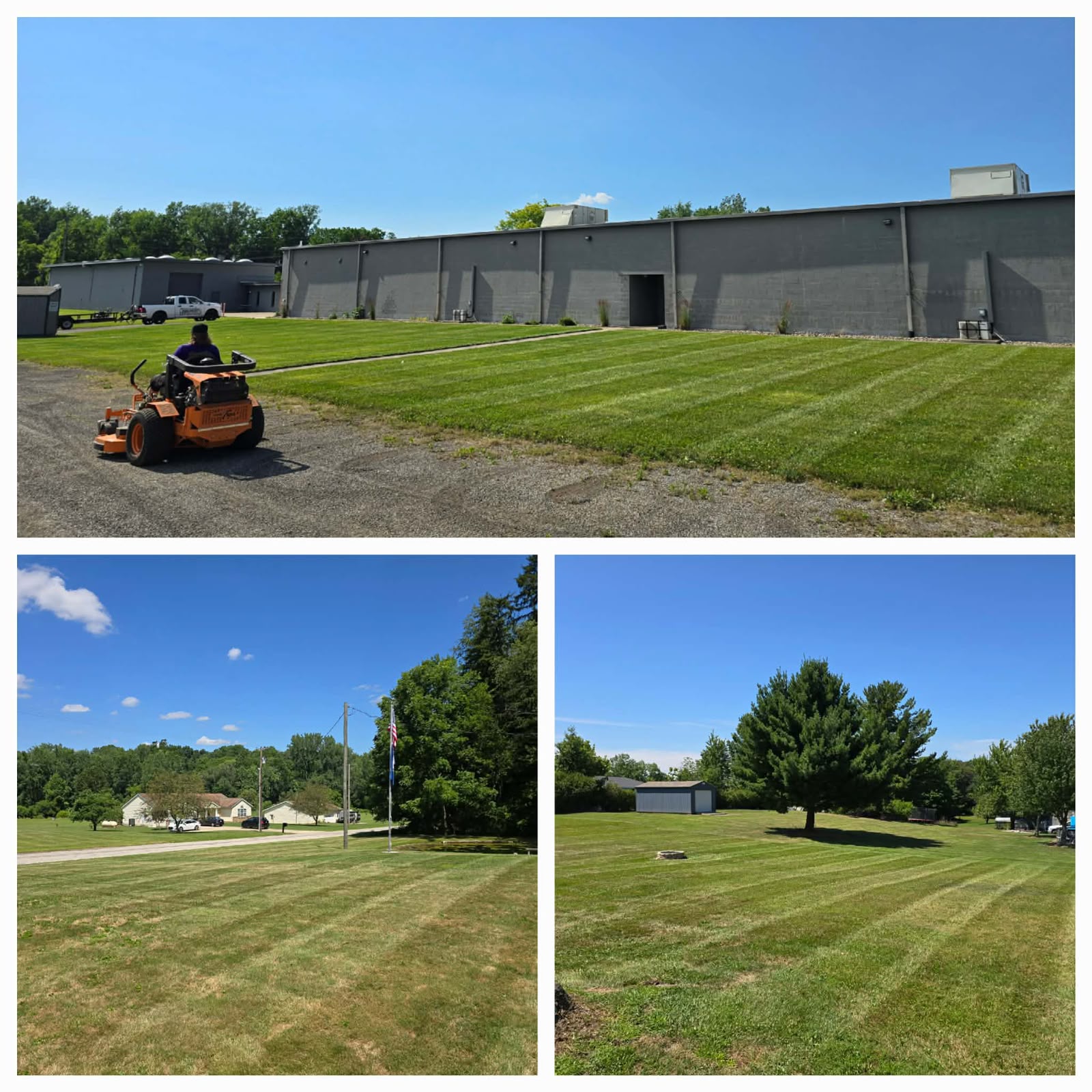 Professional lawn mowing service by No Limit Lawn Care LLC